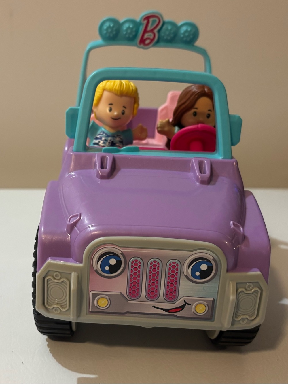 Fisher-Price Little People Barbie Beach Cruiser Toddler Toy Music Car